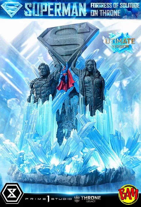 Prime 1 Studio: Superman Throne Legacy Statue Ultimate Bonus Version (Fortress of Solitude)