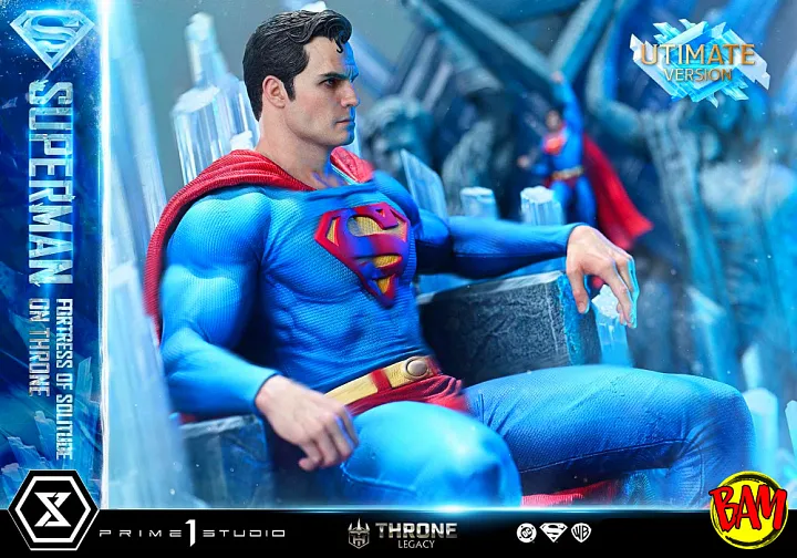 Prime 1 Studio: Superman Throne Legacy Statue Ultimate Bonus Version (Fortress of Solitude)