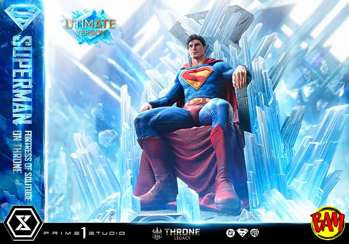 Prime 1 Studio: Superman Throne Legacy Statue Ultimate Bonus Version (Fortress of Solitude)