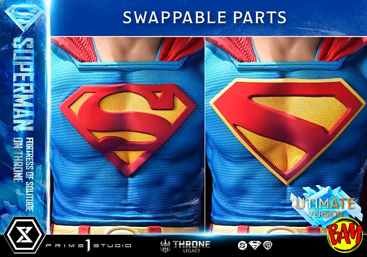 Prime 1 Studio: Superman Throne Legacy Statue Ultimate Bonus Version (Fortress of Solitude)