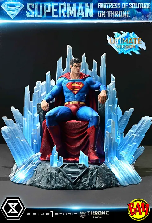 Prime 1 Studio: Superman Throne Legacy Statue Ultimate Bonus Version (Fortress of Solitude)