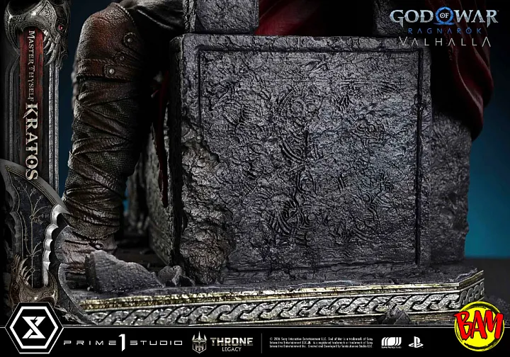 Prime 1 Studio: Throne Legacy Master Thyself Kratos Statue (God of War | Ragnarok)