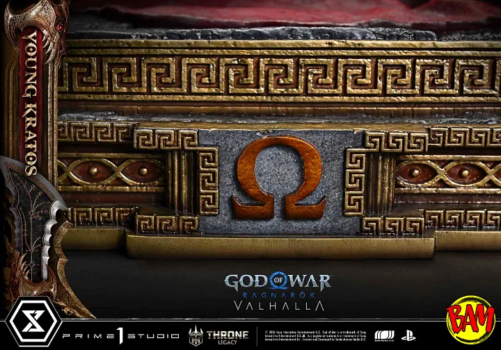 Prime 1 Studio: Throne Legacy Young Kratos Statue (God of War | Ragnarok)