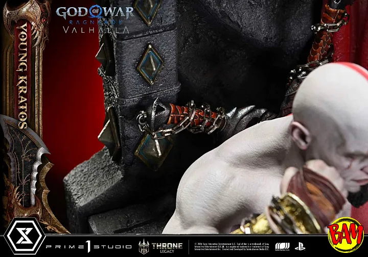 Prime 1 Studio: Throne Legacy Young Kratos Statue (God of War | Ragnarok)
