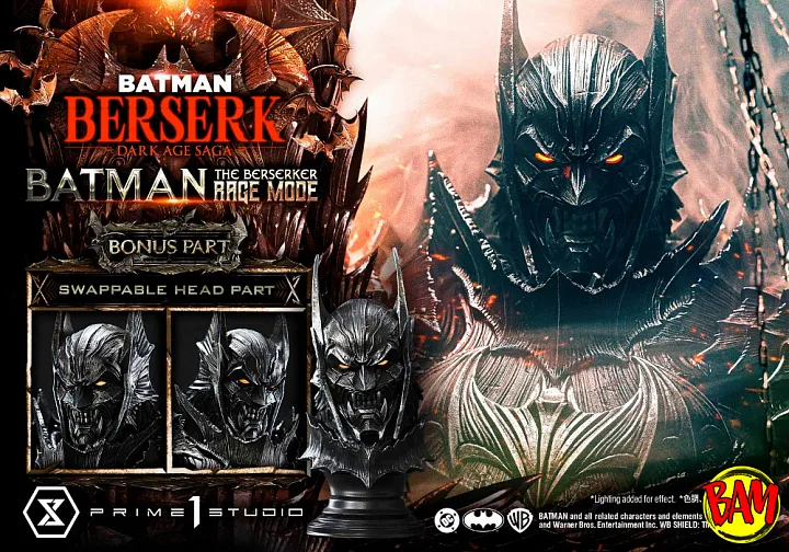 Prime 1 Studio: Ultimate Premium Masterline Batman the Berserker Rage Mode Statue (DC Comics) Deluxe Bonus Version