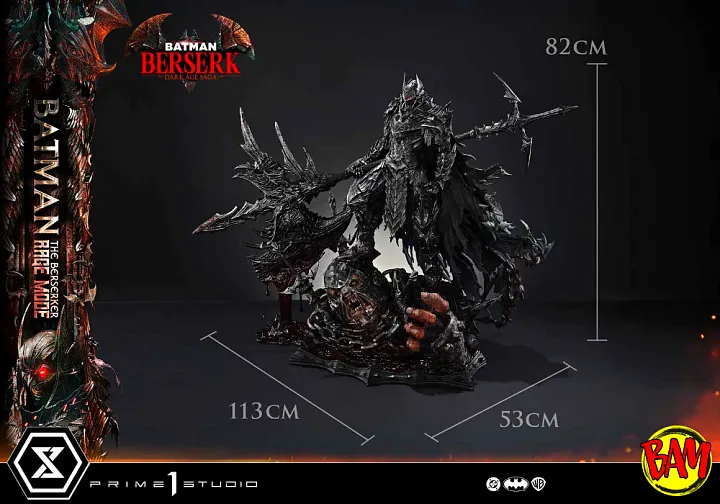 Prime 1 Studio: Ultimate Premium Masterline Batman the Berserker Rage Mode Statue (DC Comics)