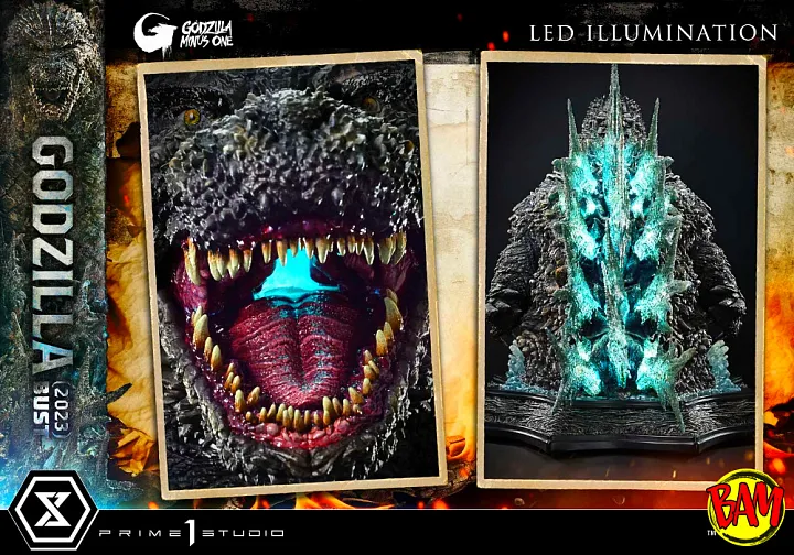 Prime 1 Studio: Godzilla Life Size Bust (MINUS ONE) Bonus Version