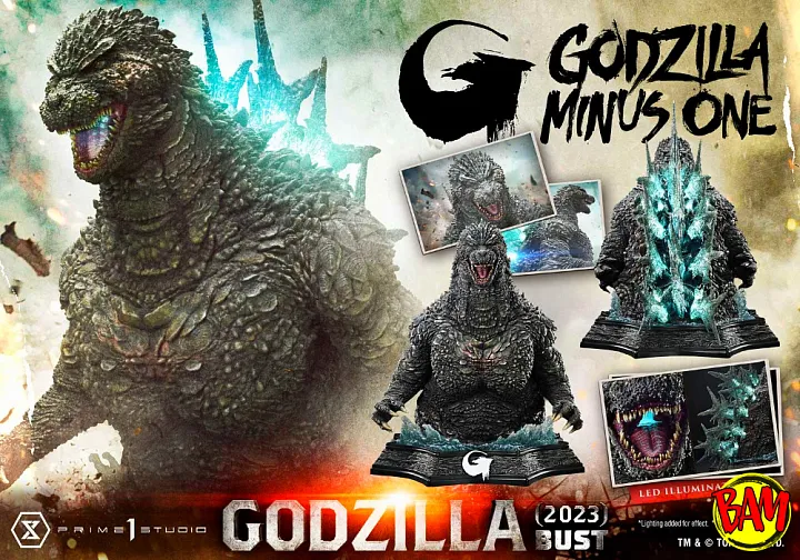 Prime 1 Studio: Godzilla Life Size Bust (MINUS ONE) Bonus Version