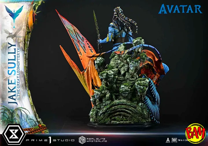 Prime 1 Studio: Real Elite Masterline Jake Sully & The Great Leonopteryx Statue (Avatar)