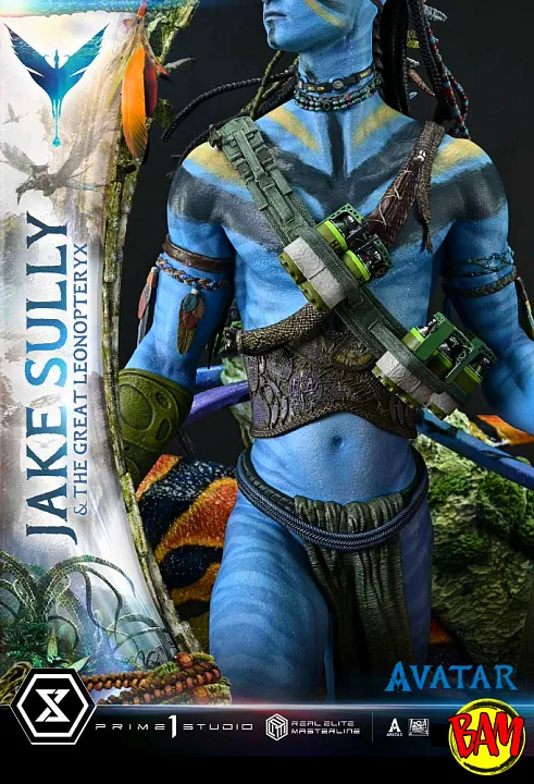 Prime 1 Studio: Real Elite Masterline Jake Sully & The Great Leonopteryx Statue Deluxe Bonus Version (Avatar)