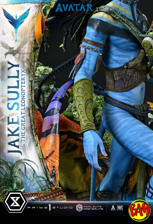 Prime 1 Studio: Real Elite Masterline Jake Sully & The Great Leonopteryx Statue (Avatar)