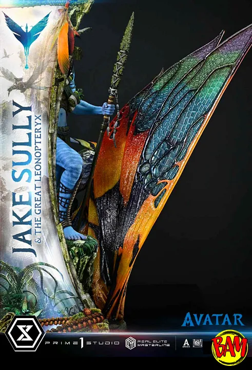 Prime 1 Studio: Real Elite Masterline Jake Sully & The Great Leonopteryx Statue (Avatar)