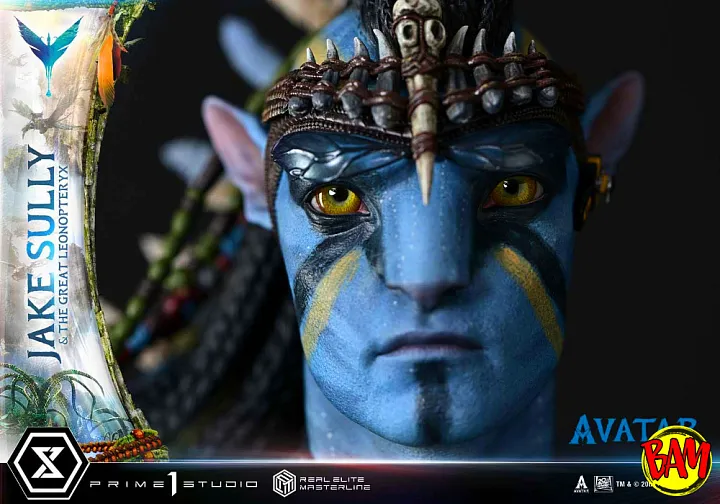 Prime 1 Studio: Real Elite Masterline Jake Sully & The Great Leonopteryx Statue (Avatar)