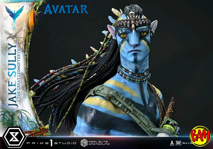 Prime 1 Studio: Real Elite Masterline Jake Sully & The Great Leonopteryx Statue (Avatar)