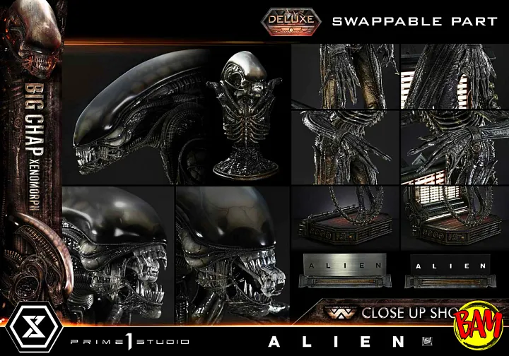 Prime 1 Studio: Museum Masterline XL Big Chap Xenomorph Statue (Alien) Bonus Version