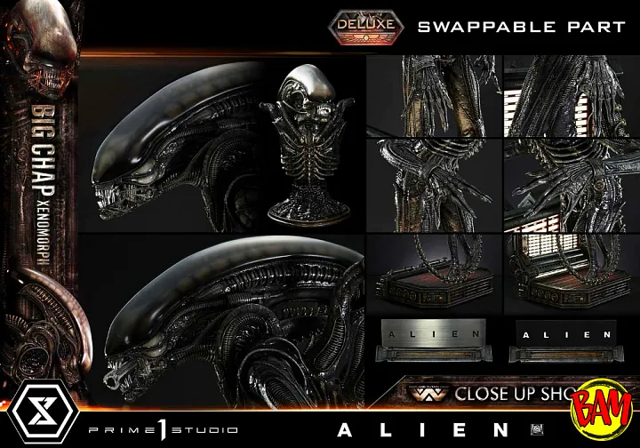 Prime 1 Studio: Museum Masterline XL Big Chap Xenomorph Statue (Alien) Bonus Version
