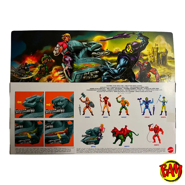 Masters of the Universe Origins Sky Sled & Prince Adam Actionfigur