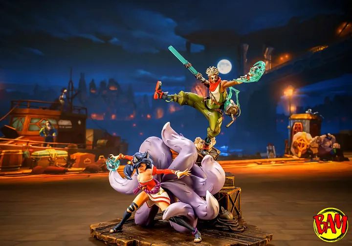 PureArts: Ahri & Ekko 1/10 Scale Statue (2XKO)