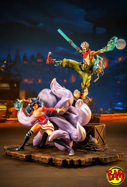 PureArts: Ahri & Ekko 1/10 Scale Statue (2XKO)