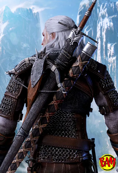 PureArts: Premium Geralt von Riva 1/6 Scale Actionfigur (The Witcher 3)