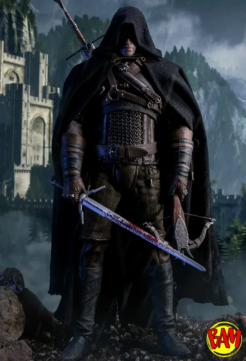 PureArts: Premium Geralt von Riva 1/6 Scale Actionfigur (The Witcher 3)