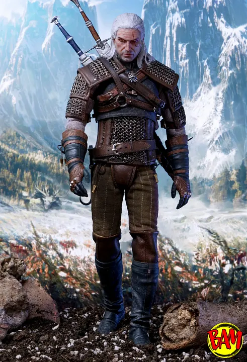 PureArts: Premium Geralt von Riva 1/6 Scale Actionfigur (The Witcher 3)