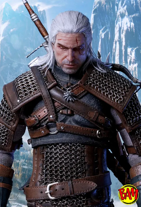 PureArts: Premium Geralt of Rivia 1/6 Scale Actionfigur (The Witcher 3)