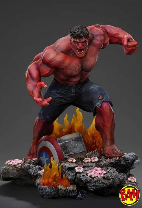 Iron Studios: Art Scale 1/10 Red Hulk Statue (Captain America | Brave New World)