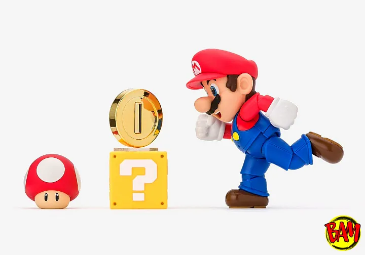 Tamashii Nations: S.H.Figuarts Super Mario Actionfigur (Nintendo)