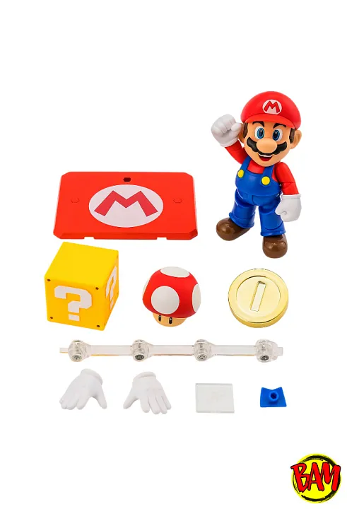 Tamashii Nations: S.H.Figuarts Super Mario Actionfigur (Nintendo)