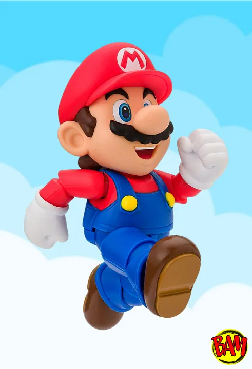 Tamashii Nations: S.H.Figuarts Super Mario Action Figure (Nintendo)