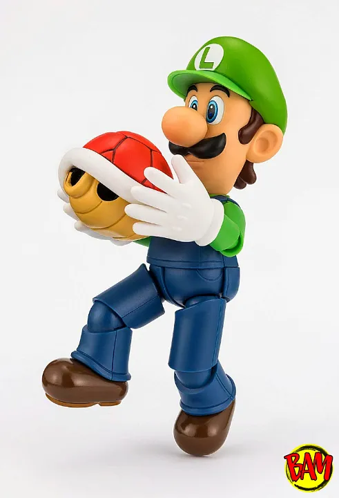 Tamashii Nations: S.H.Figuarts Luigi Actionfigur (Nintendo)