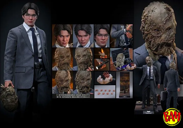 Hot Toys: MMS801 Scarecrow 2.0 | 1/6 Scale Actionfigur (Batman Begins)