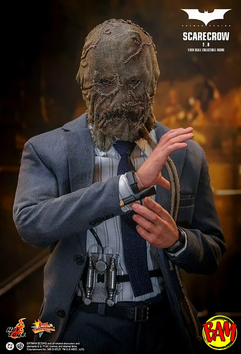 Hot Toys Scarecrow 2.0 Batman Begins Movie Masterpiece MMS801