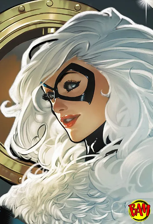 Sideshow: Art Print Cosmic Black Cat (The Amazing Spider-Man)