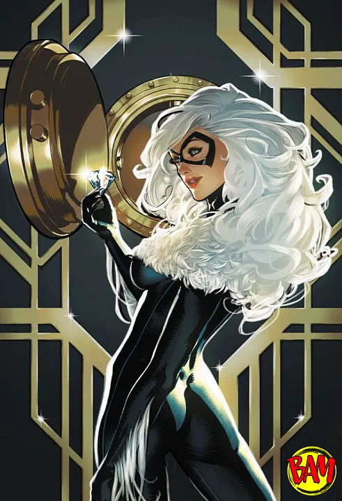 Sideshow: Art Print Cosmic Black Cat (The Amazing Spider-Man)