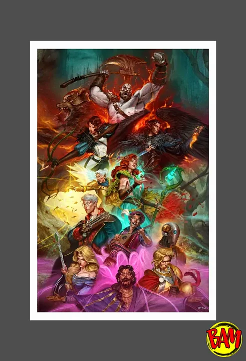 Sideshow: Art Print Vox Machina (Critical Role)