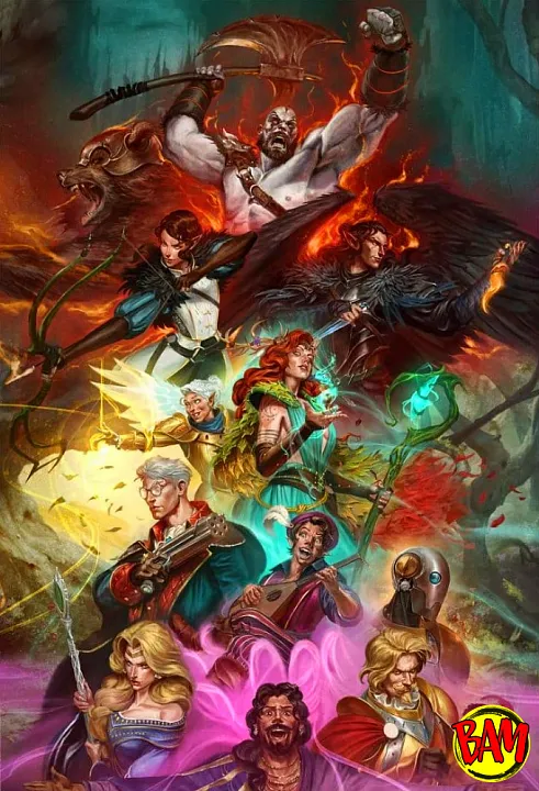 Sideshow: Art Print Vox Machina (Critical Role)