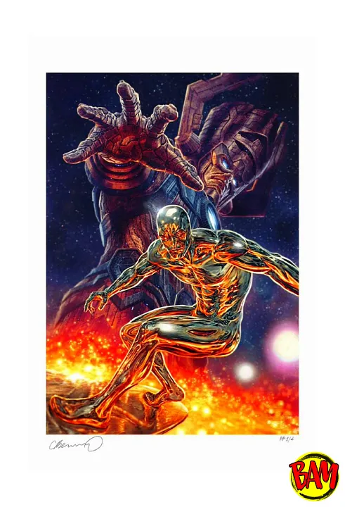 Sideshow: Art Print Galactus und der Silver Surfer (Marvel)