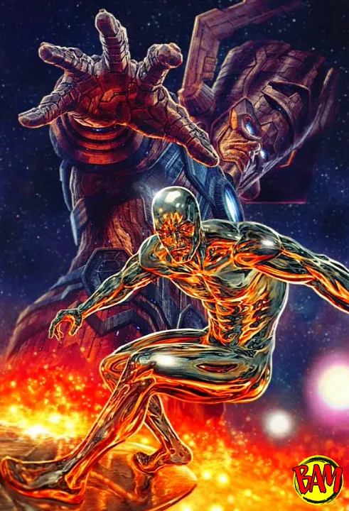 Sideshow: Art Print Galactus and the Silver Surfer (Marvel)