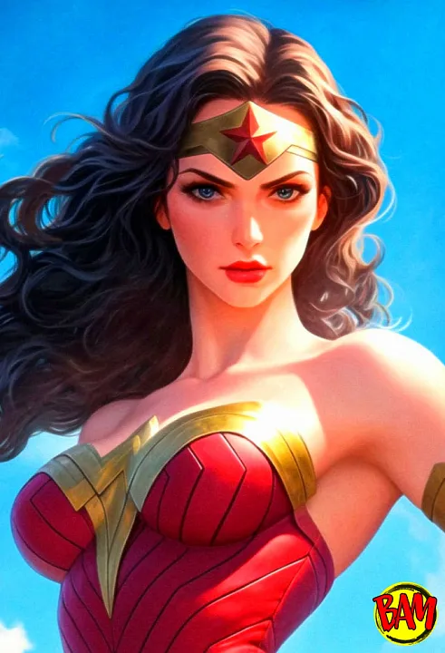 Sideshow: Art Print Wonder Woman (Justice League Trinity)