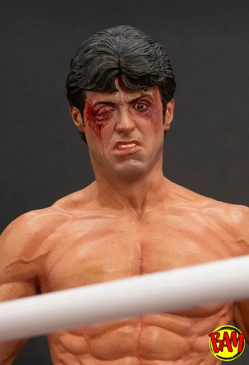 Sly Stallone: Rocky over Drago Through The Ropes 1/10 Scale Statue (Rocky IV)
