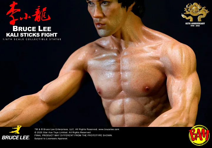Star Ace: Bruce Lee Statue Kali Sticks Deluxe Version DX (Der Mann mit der Todeskralle)