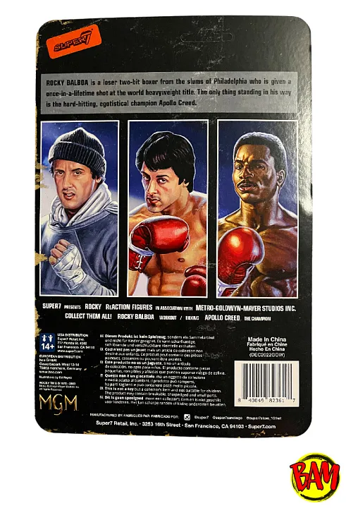 Super7: ReAction Apollo Creed Action Figure (Rocky)