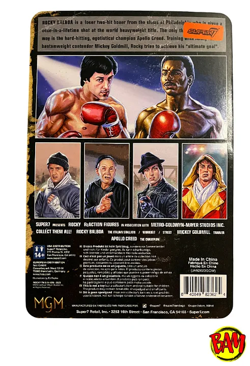 Super7: ReAction Rocky Italian Stallion Action Figure