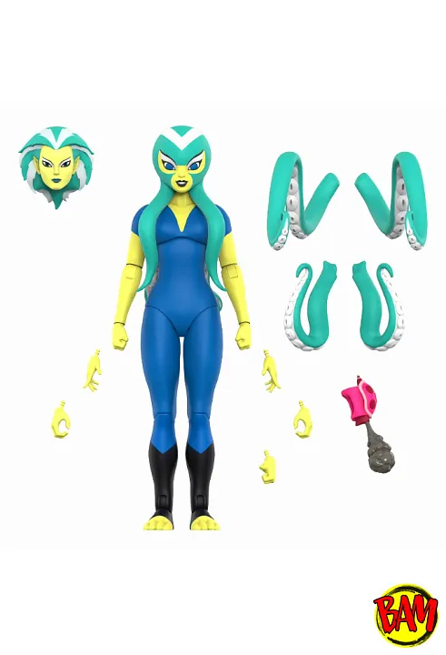 Super7: ULTIMATES! Octavia Action Figure (TigerSharks) Wave 1