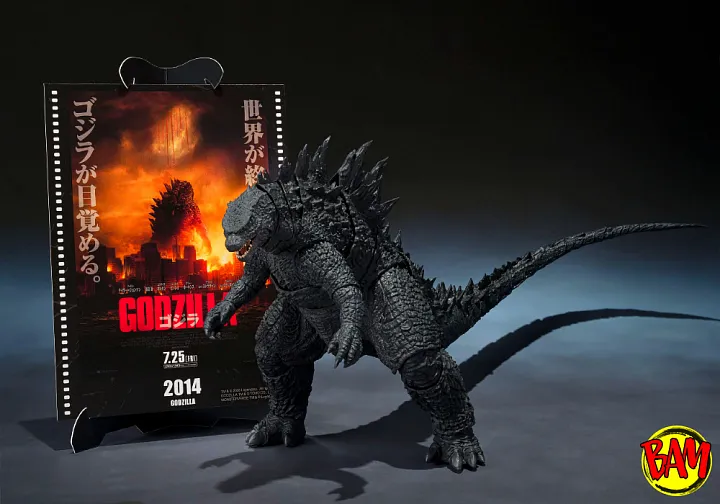 Tamashii Nations: S.H.MonsterArts Godzilla 2014 Actionfigur (Godzilla Movie Graphic Plus)