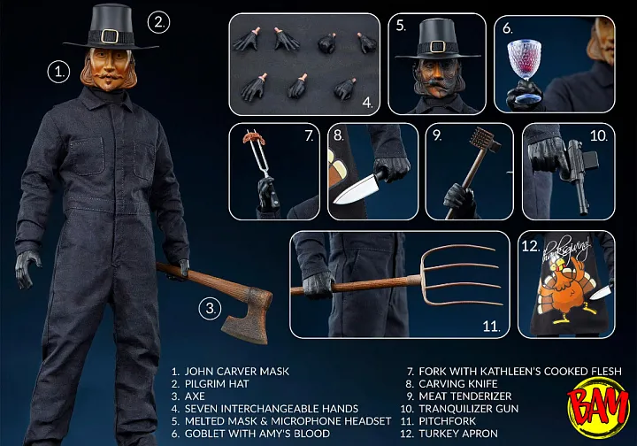 Sideshow: John Carver Thanksgiving 1/6 Scale Action Figure