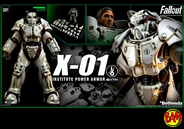 threezero: X-01 Institute Power Armor 1/6 Scale Action Figure (Fallout)