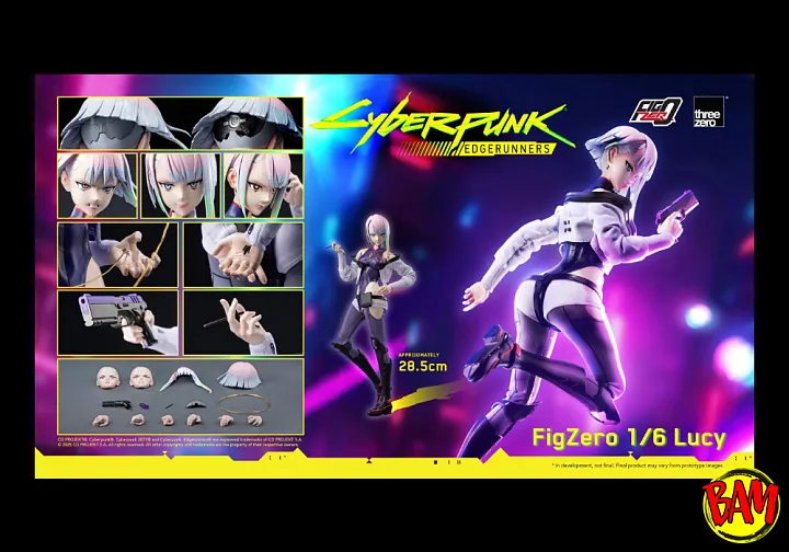 threezero: FigZero Lucy 1/6 Scale Actionfigur (Cyberpunk | Edgerunners)